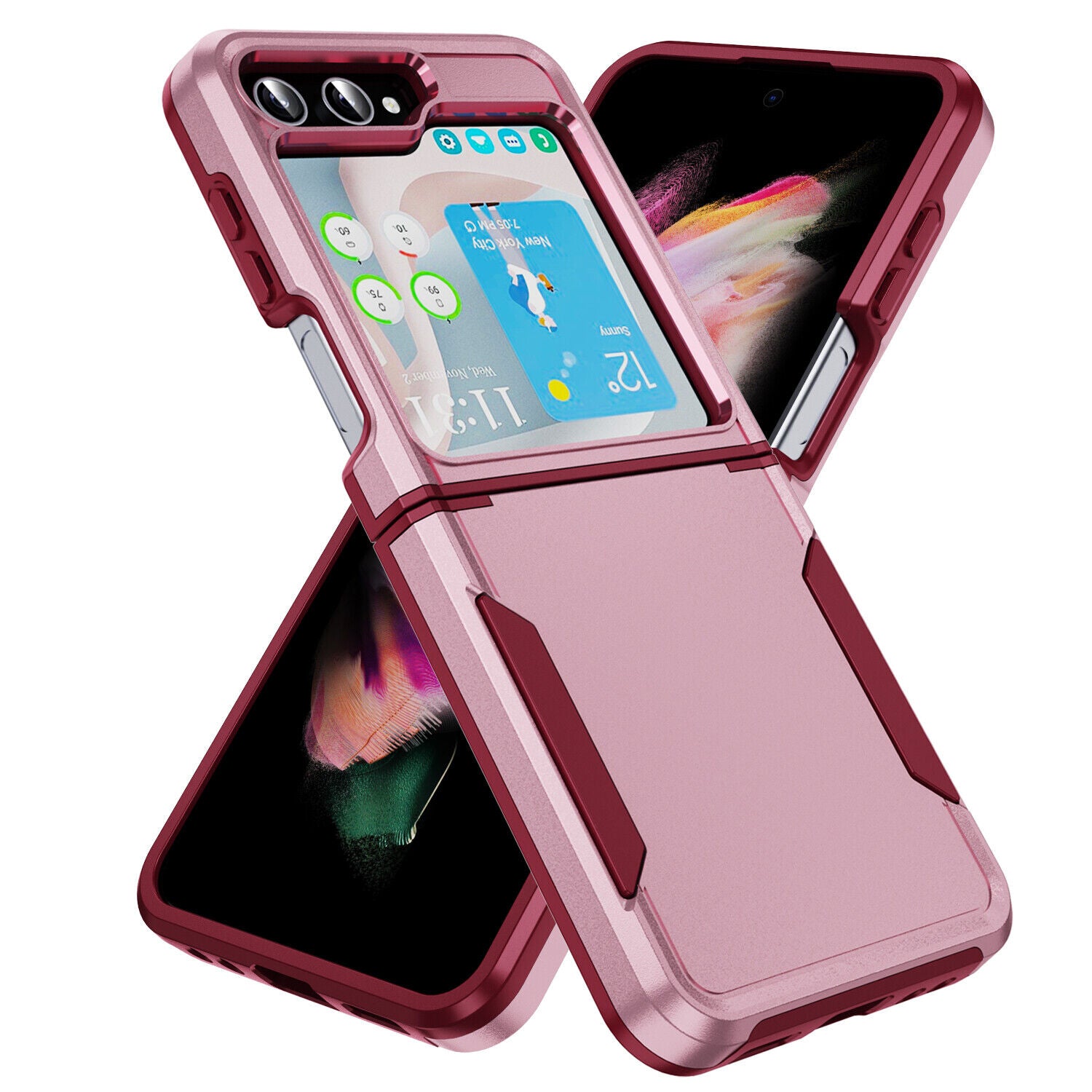 Coque hybride fine pour Samsung Galaxy Z Flip 6 5G Coque hybride fine pour Samsung Galaxy Z Flip 6 5G